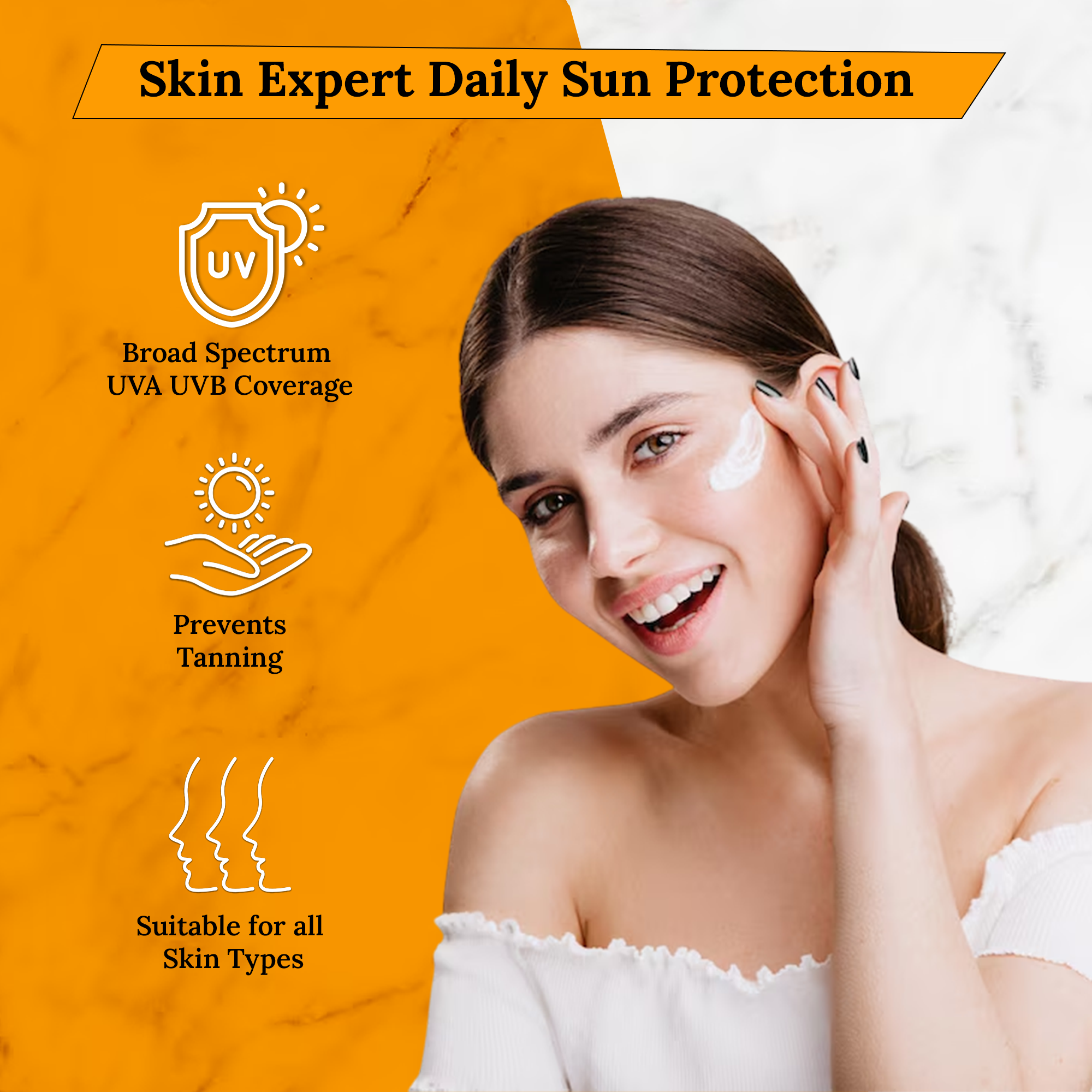Vitamin C Sunscreen SPF 50+++ with Hyaluronic Acid & Octocrylene