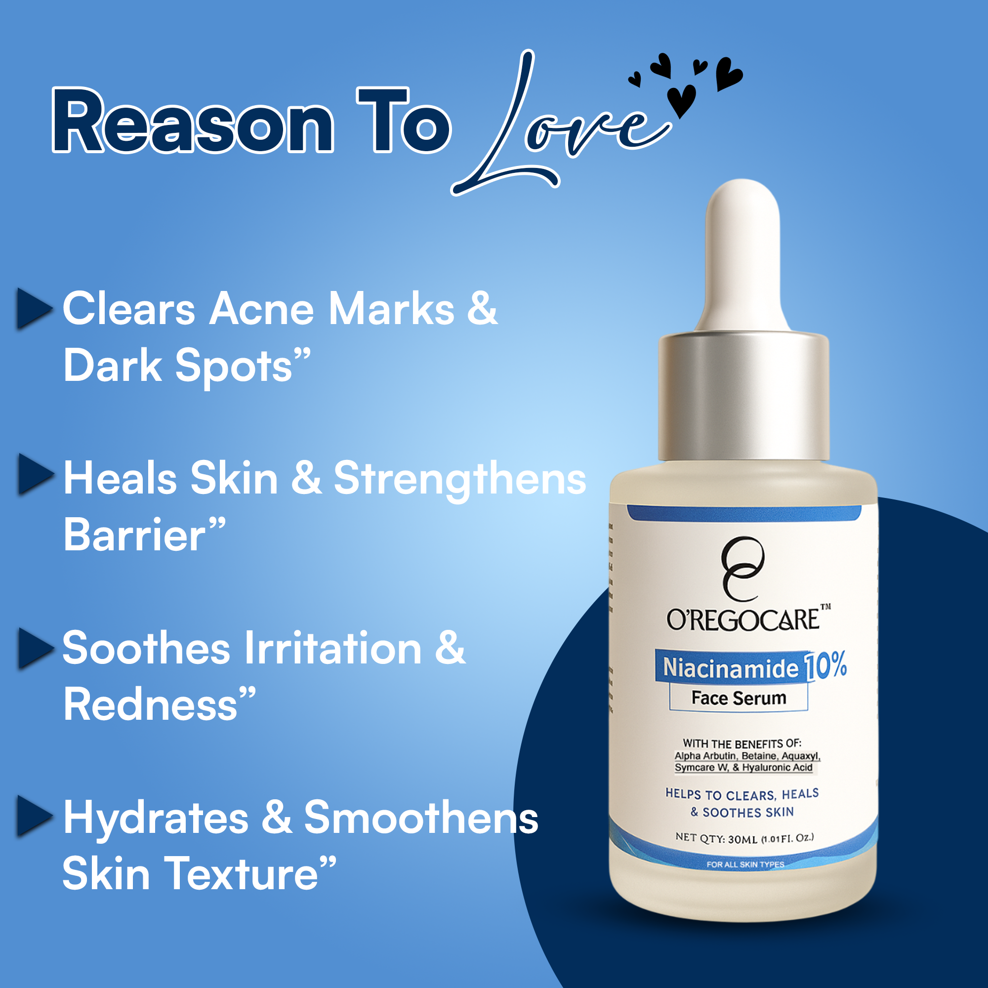 10% Niacinamide Serum with Zinc PCA & Hyaluronic Acid