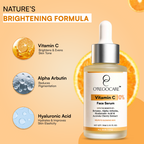 10% Vitamin C Face Serum with Hyaluronic Acid, Alpha Arbutin