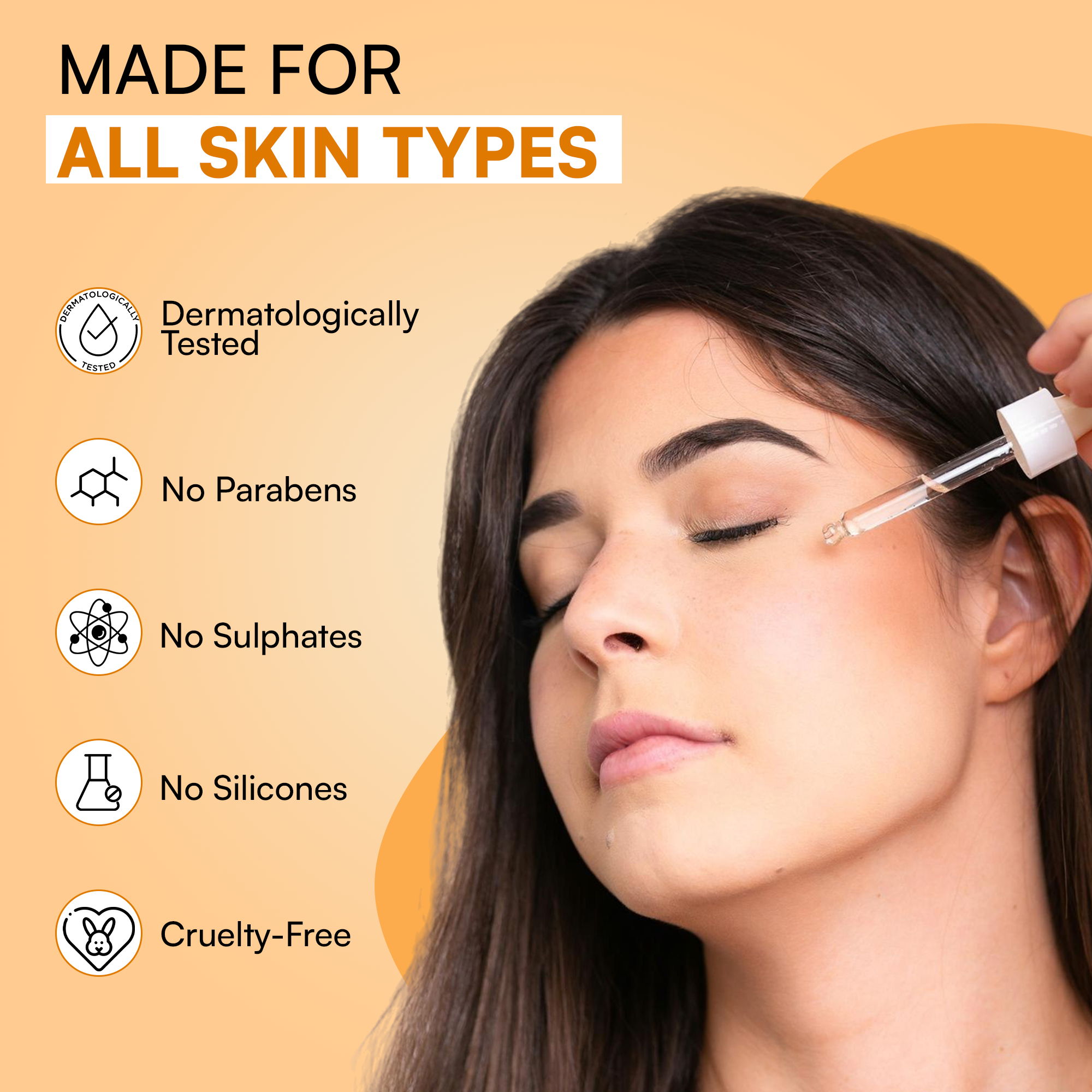 10% Vitamin C Face Serum with Hyaluronic Acid, Alpha Arbutin