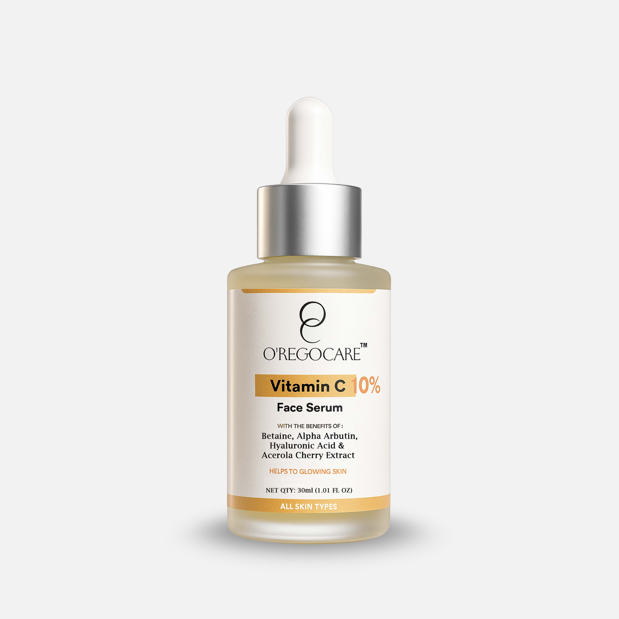10% Vitamin C Face Serum with Hyaluronic Acid, Alpha Arbutin