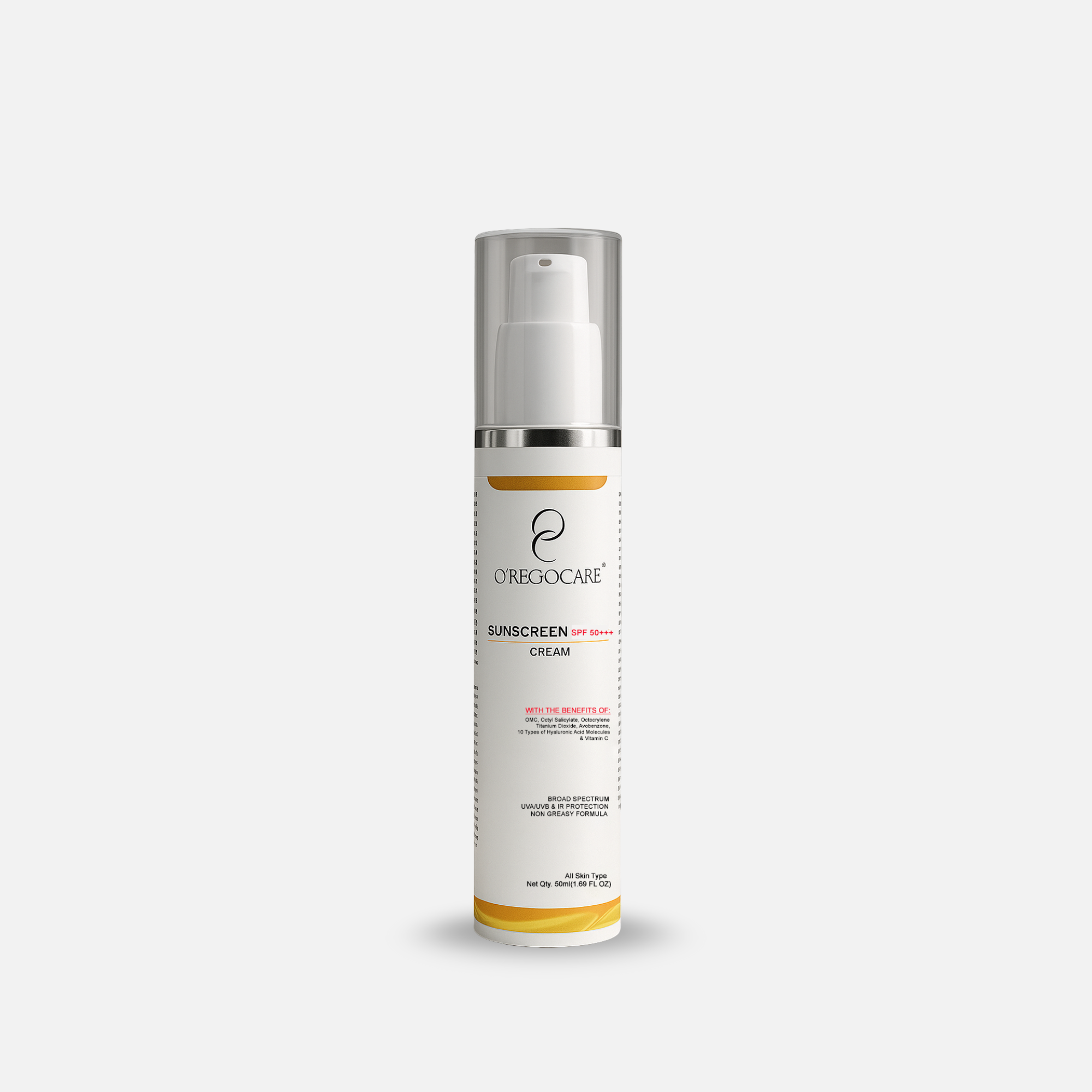 Vitamin C Sunscreen SPF 50+++ with Hyaluronic Acid & Octocrylene